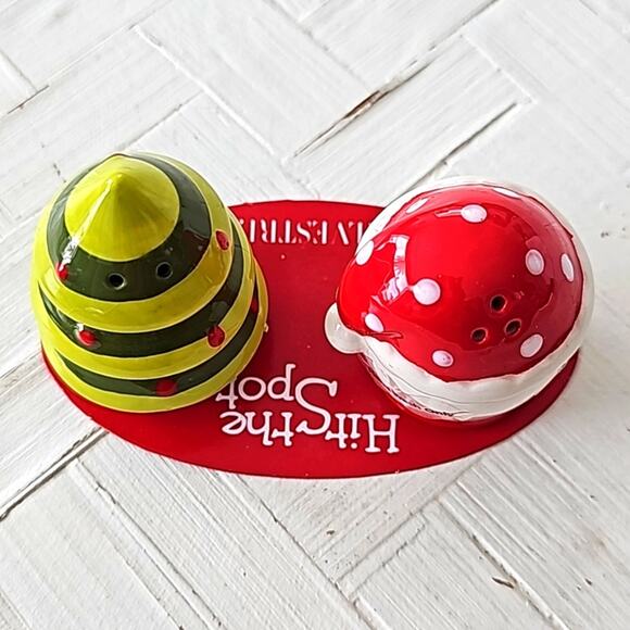 Hit the Spot Christmas Santa & Christmas Tree Salt & Pepper Shakers (NWOB) - Picture 5 of 7